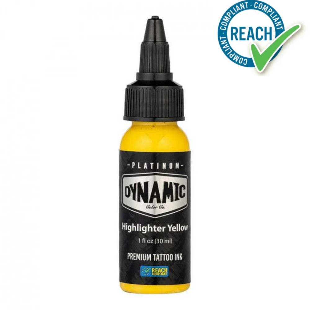 Dynamic Platinum Highlighter Yellow tetováló festék